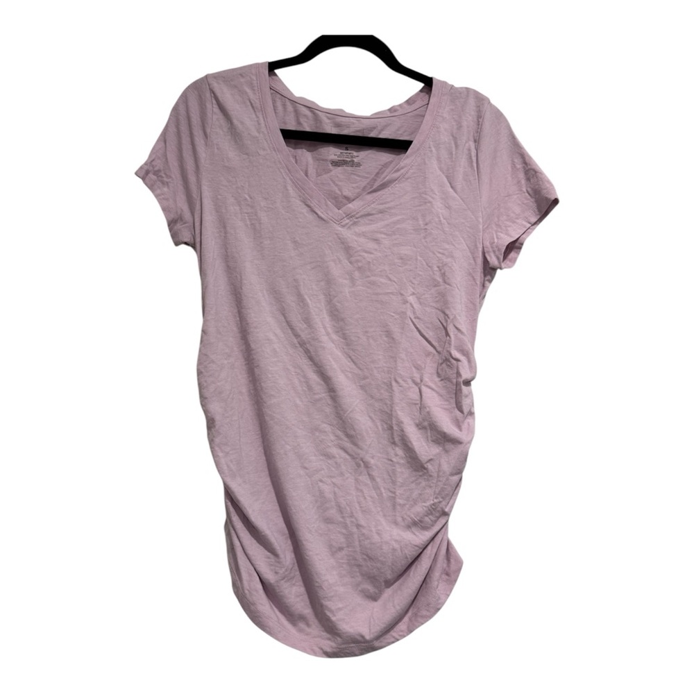 Maternity Sonoma Goods For Life Essential V-Neck Tee in Lavender